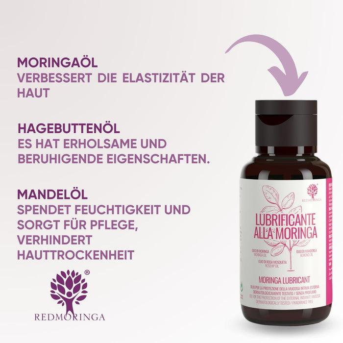 Lubrifiant Intime 100% Naturel à la Moringa – Hydratation Longue Durée