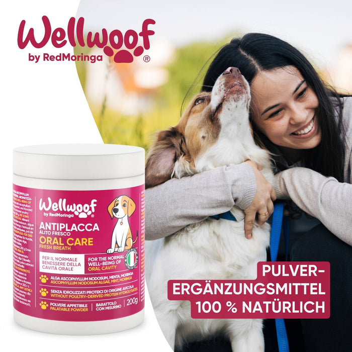 Erweiterte Formel mit Propolis, Chlorella und Ascophyllum Nodosum für die Zahngesundheit von Hunden