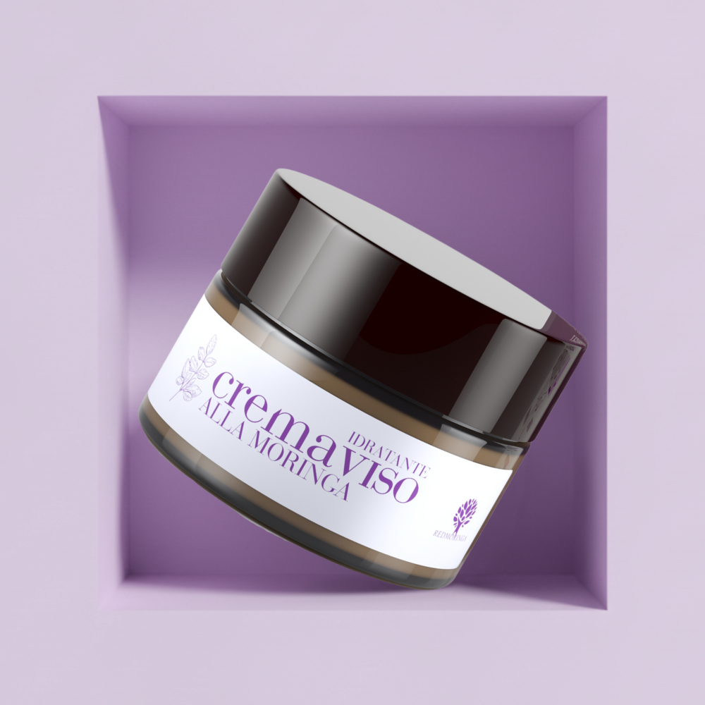Moringa Face Cream - Super Moisturizing, Italian. Anti-aging. Anti