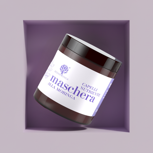 Maschera capelli naturale RedMoringa nutriente e rinforzante, ideale per capelli secchi e danneggiati, dona morbidezza e luminosità.